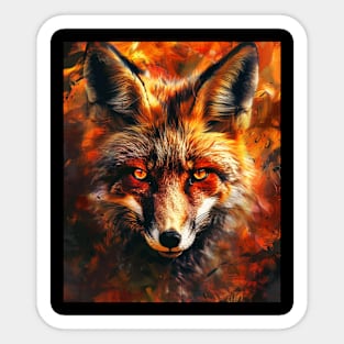 Fox Mysterious Mammals Sticker